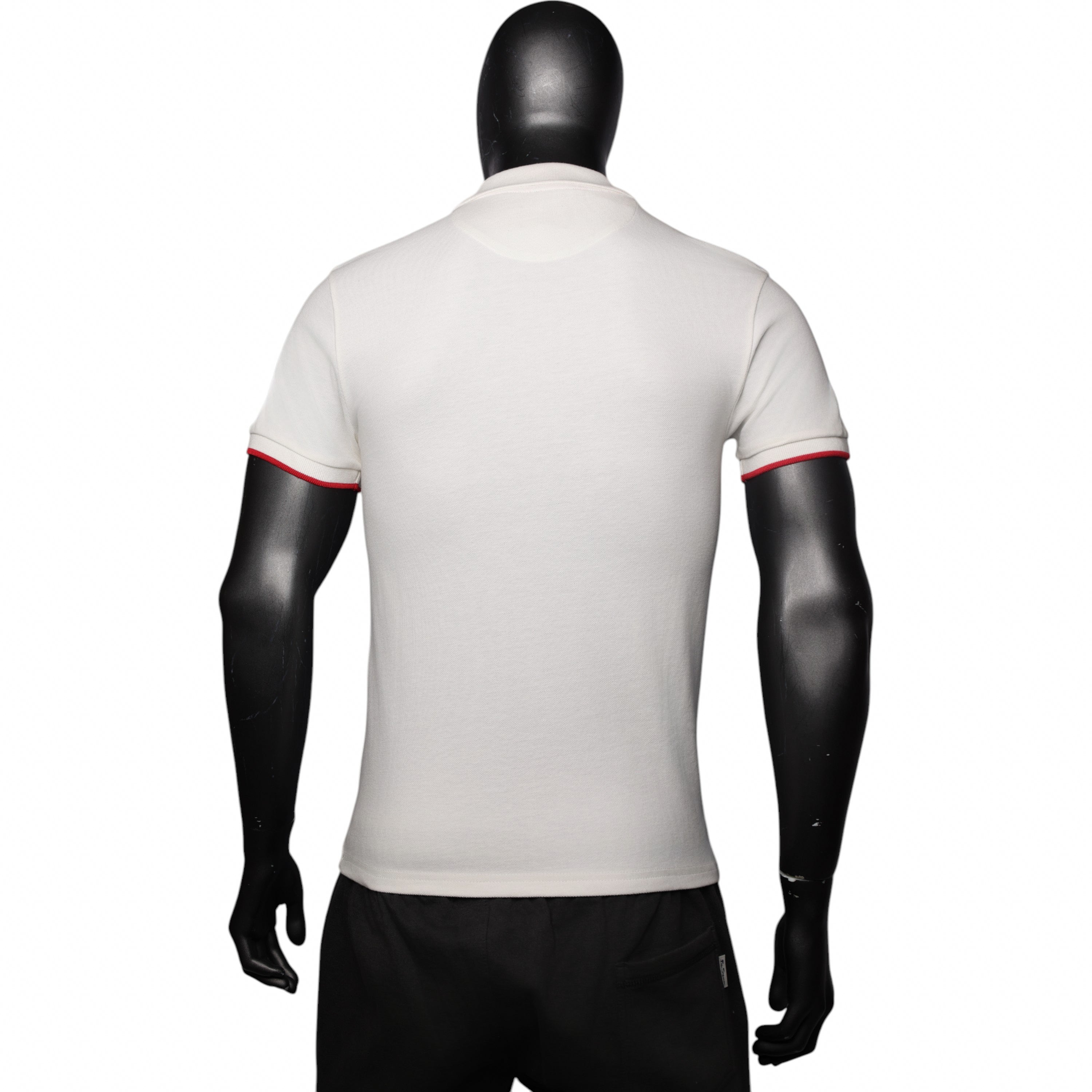 Polo Golfer Logo Placket White